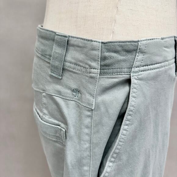 Pilcro Slouchy Utility Bow Barrel Pants in Sage Cargo Pockets Size 27 NWT - Picture 9 of 16
